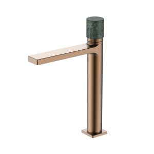 EMERALD Tall Basin Mixer (brushed rose gold)