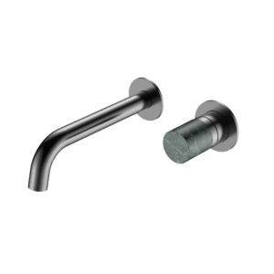 EMERALD 2 Hole wall mounted mixer (gun grey)