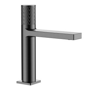 CRESTO Short Basin Mixer (gun grey)