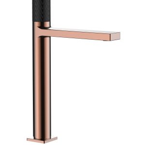 CRESTO Tall Basin Mixer (rose gold)