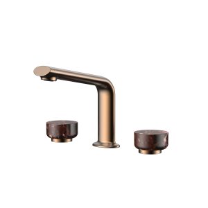LEVANTE 3 Hole Basin Mixer (brushed rose gold)