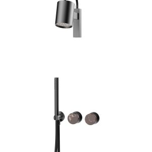 LEVANTE Concealed shower set (gun grey)