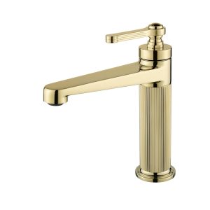 STELLA  Short Basin Mixer (brushed gold)