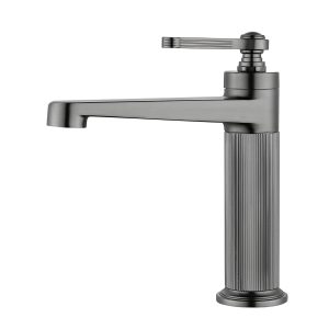 STELLA Short Basin Mixer (gun grey)
