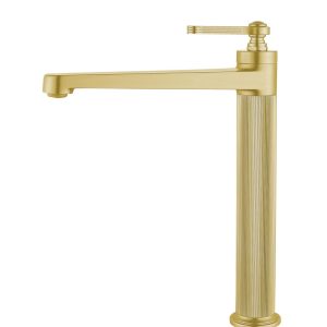 STELLA  Tall Basin Mixer (brushed gold)