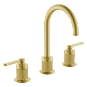 STELLA  3 Hole Basin Mixer (brushed gold)