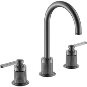 STELLA 3 Hole Basin Mixer (gun grey)