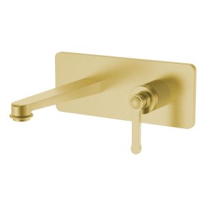STELLA  2 Hole Wall Mounted Mixer (brushed gold)