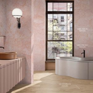 NIMES PINK RIBBED 60X120